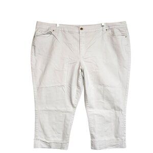 Jennifer Lopez Womens 24W White Capris